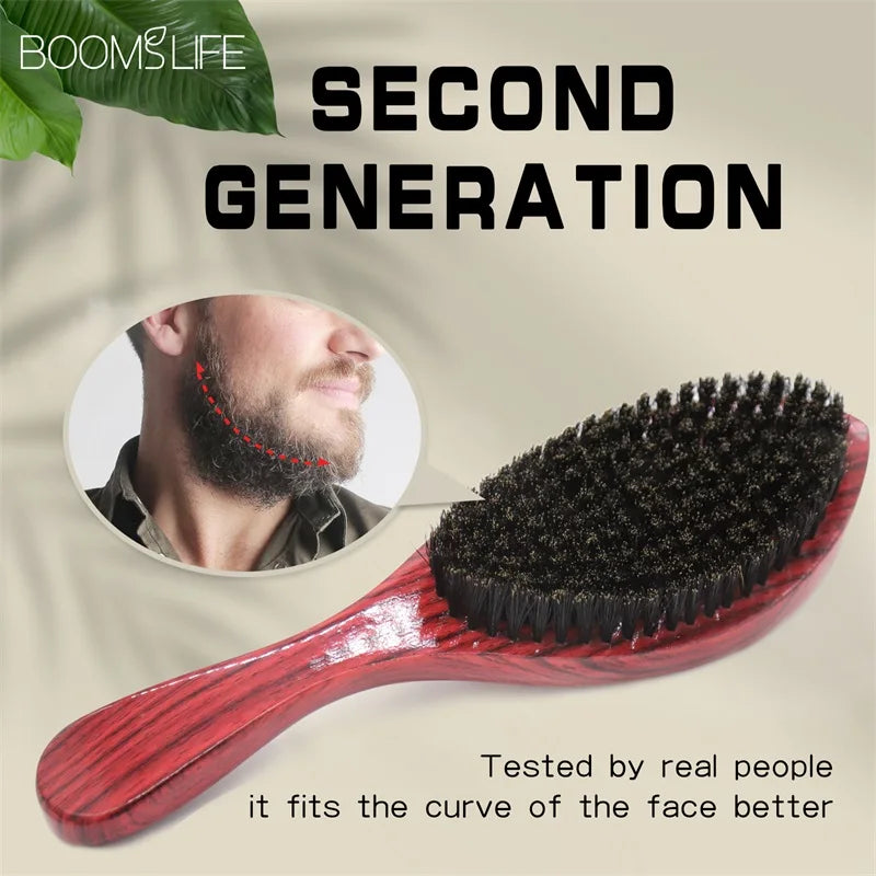 Cepillo Barba  de cerdas naturales